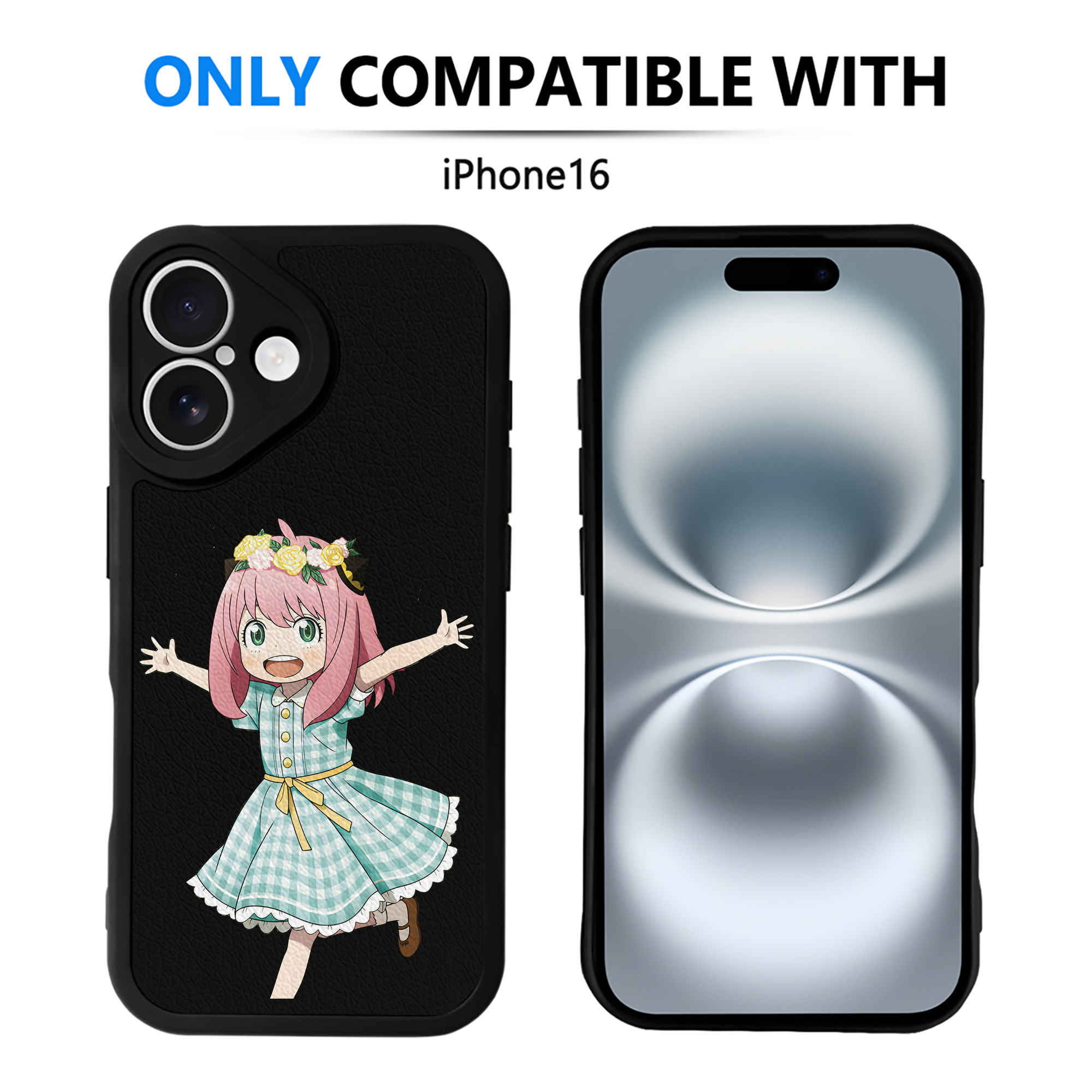 （画像用） SPY×FAMILY间谍家家酒 【iPhone 16シリーズ対応】シリコンスマホケース（レザー調） 材質：シリコン